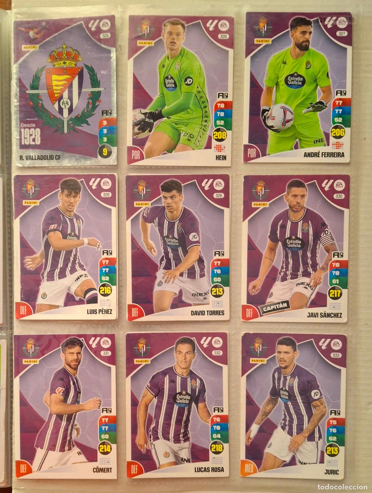 Cromos de Futebol: Equipo Valladolid, 24 cards Adrenalyn 2024-2025 24-25. Ver 4 fotos