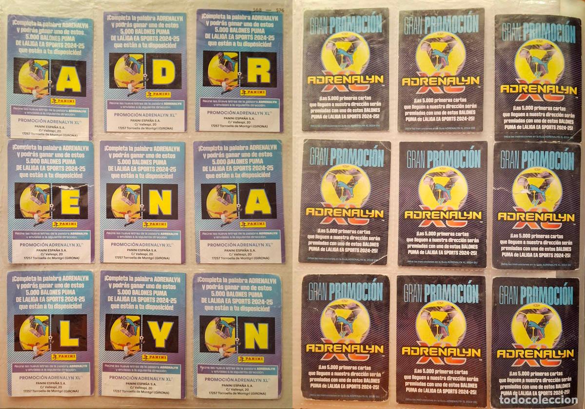 Cromos de Futebol: 9 cards Letras Adrenalyn 2024-2025 24-25