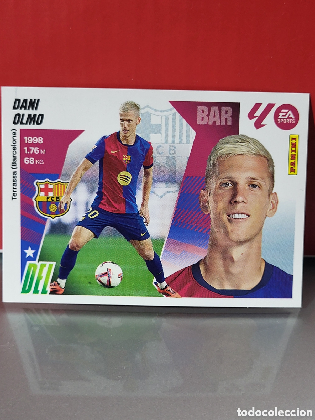 Cromos de Futebol: DANI OLMO FC BARCELONA BAR&Ccedil;A N&ordm; 16 LIGA ESTE 25 26 2025 2026 PANINI