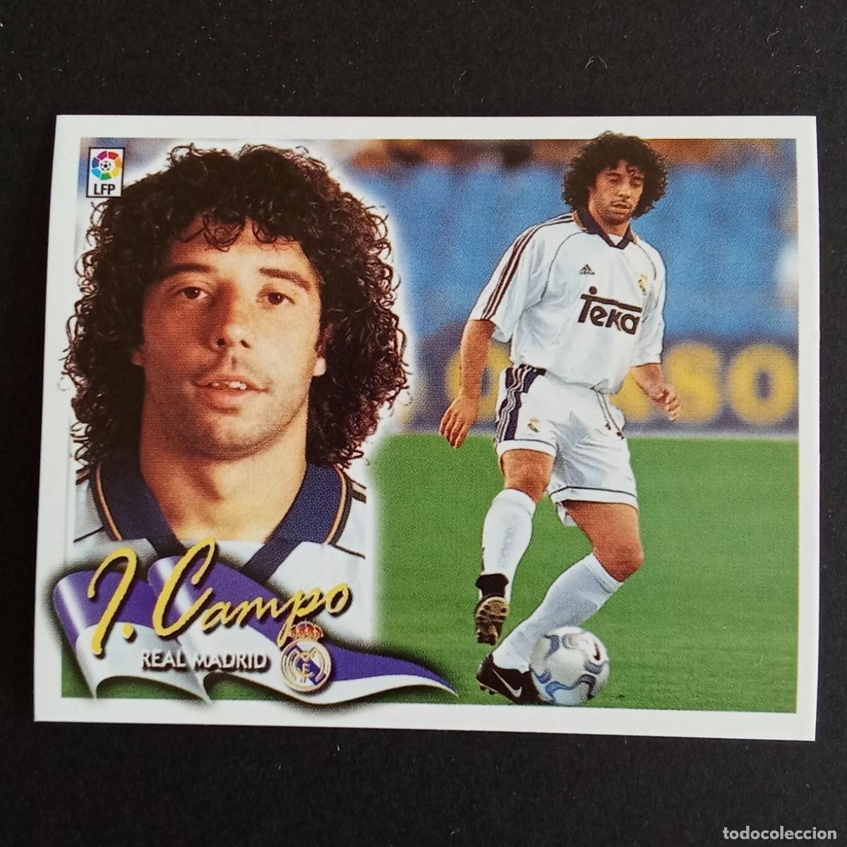 Cromos de f&uacute;tbol: CROMO LIGA 2000 2001 00 01 EDICIONES ESTE IVAN CAMPO REAL MADRID NUNCA PEGADO
