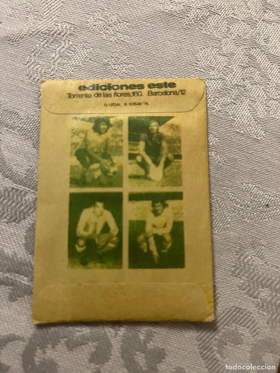 Cromos de f&uacute;tbol: SOBRE SIN ABRIR EDICIONES ESTE VERSI&Oacute;N VERDE 1976-1977 - Foto 2