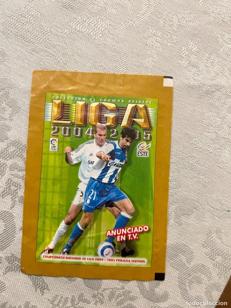Cromos de f&uacute;tbol: SOBRE SIN ABRIR EDICIONES ESTE VERSI&Oacute;N ESTRECHA 2004-2005 - Foto 1