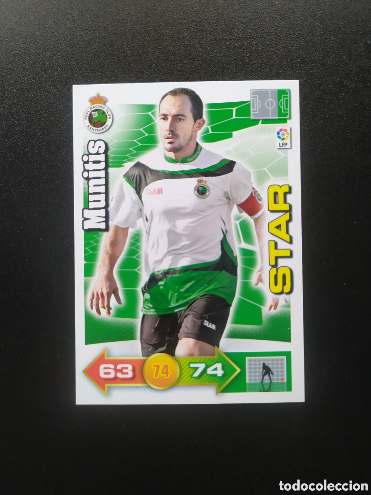 Cromos de f&uacute;tbol: Adrenalyn 2010 2011 10 11 panini Munitis star n&deg; 250 Racing Santander