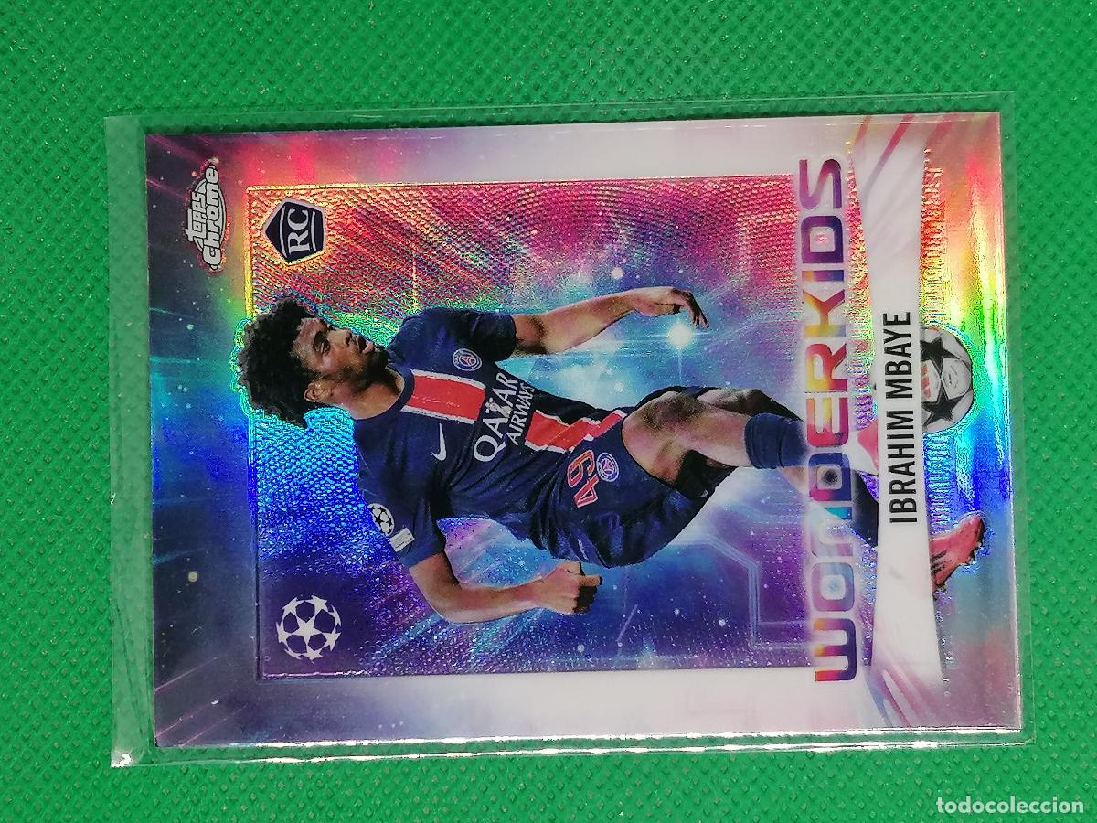 carta topps chrome ibrahim mbaye - Compra venta en todocoleccion