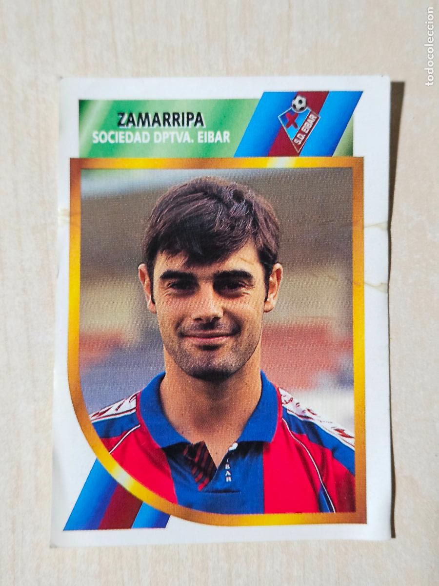 Cromos de f&uacute;tbol: ZAMARRIPA - EIBAR - EDICIONES ESTE 1994-1995, 94-95 - 2&ordf; DIVISI&Oacute;N - NUNCA PEGADO - Foto 1