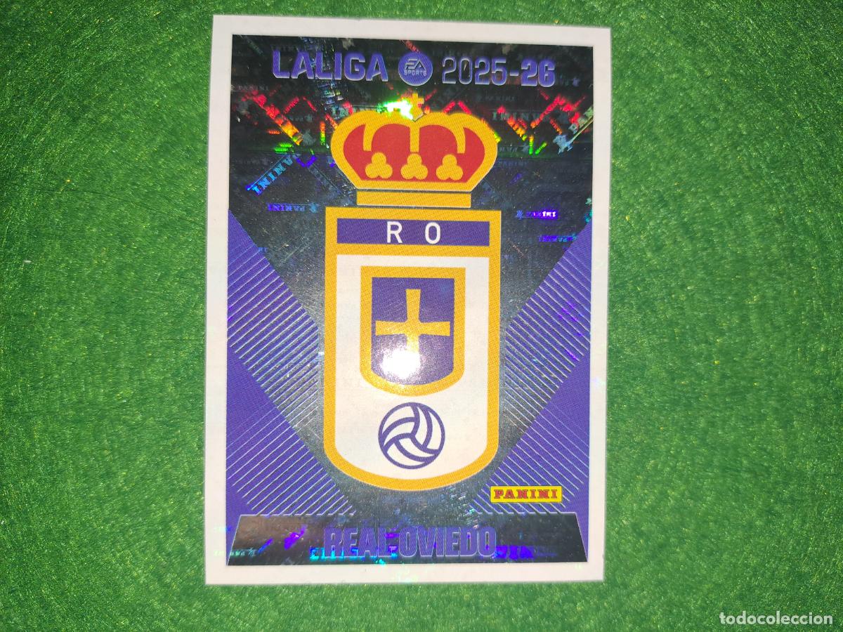 Cartes &agrave; collectionner de Football: liga este 2025 2026 25 26 nuevo real oviedo n&ordm; 1 escudo