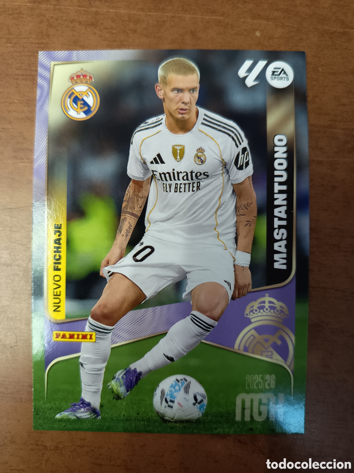 Cromos de F&uacute;tbol: 476 NUEVO FICHAJE MASTANTUONO MEGACRACKS 2025 2026