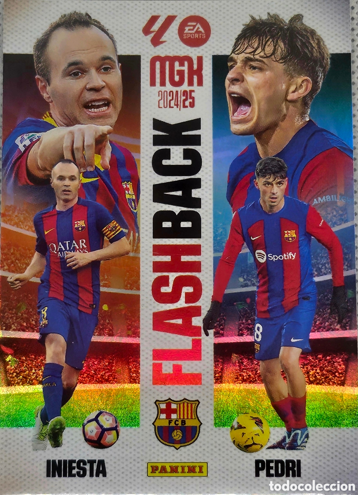 Fu&szlig;ball-Sticker: Panini MGK 24-25 / Iniesta - Pedri