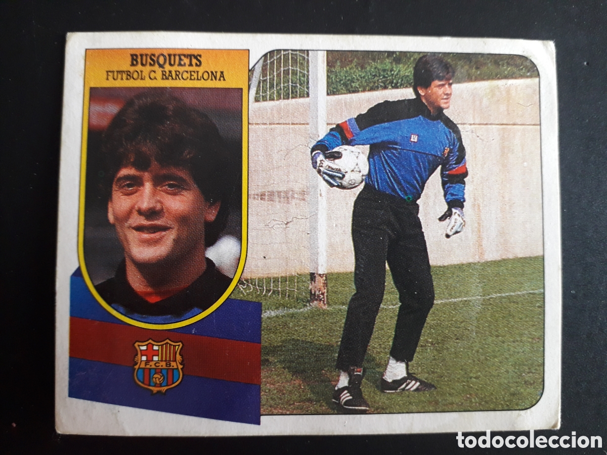 Cromos de F&uacute;tbol: BUSQUETS FC BARCELONA ED ESTE 1991 1992 91 92 DESPEGADO PEDIDO M&Iacute;NIMO 3&euro;