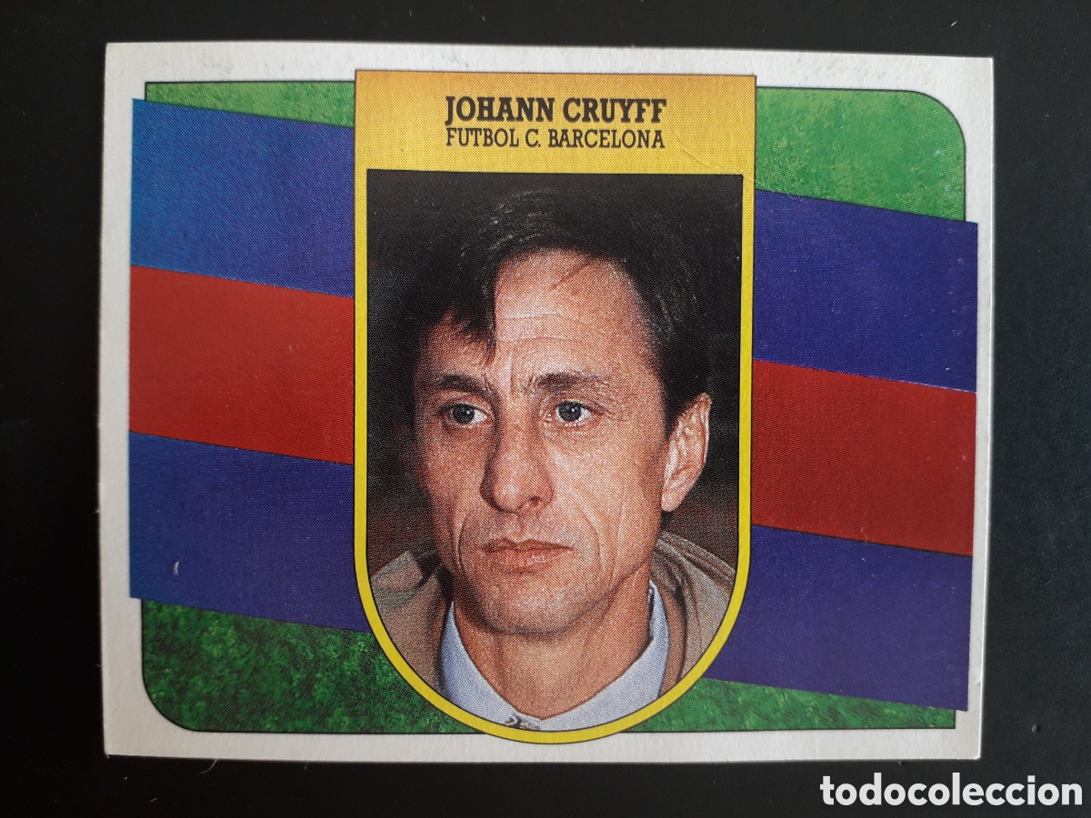 Cromos de F&uacute;tbol: JOHANN CRUYFF FC BARCELONA ED ESTE 1991 1992 91 92 DESPEGADO PEDIDO M&Iacute;NIMO 3&euro;