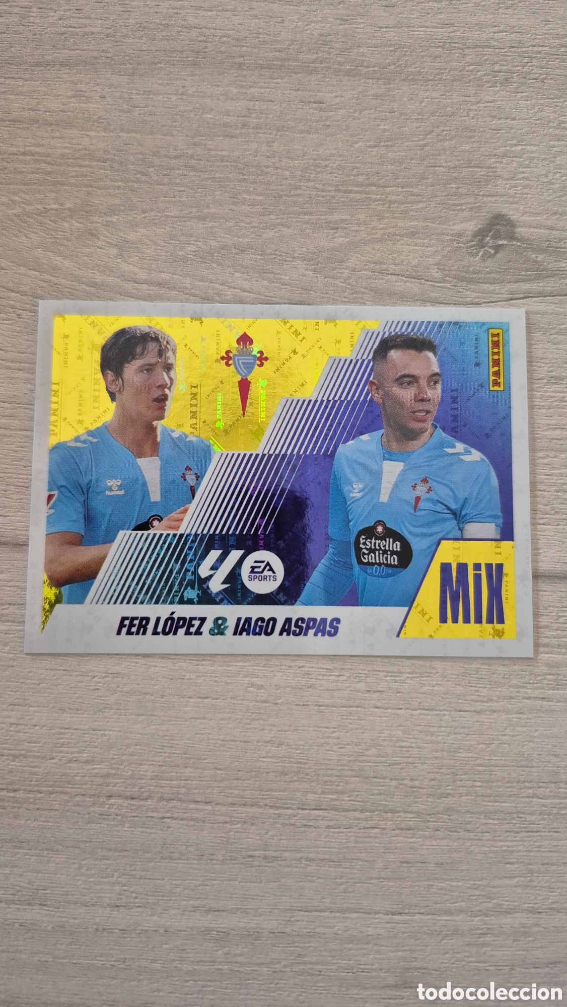 Cromos de Futebol: Mix N&deg;8 Fer L&oacute;pez & Iago Aspas Liga Este 25/26