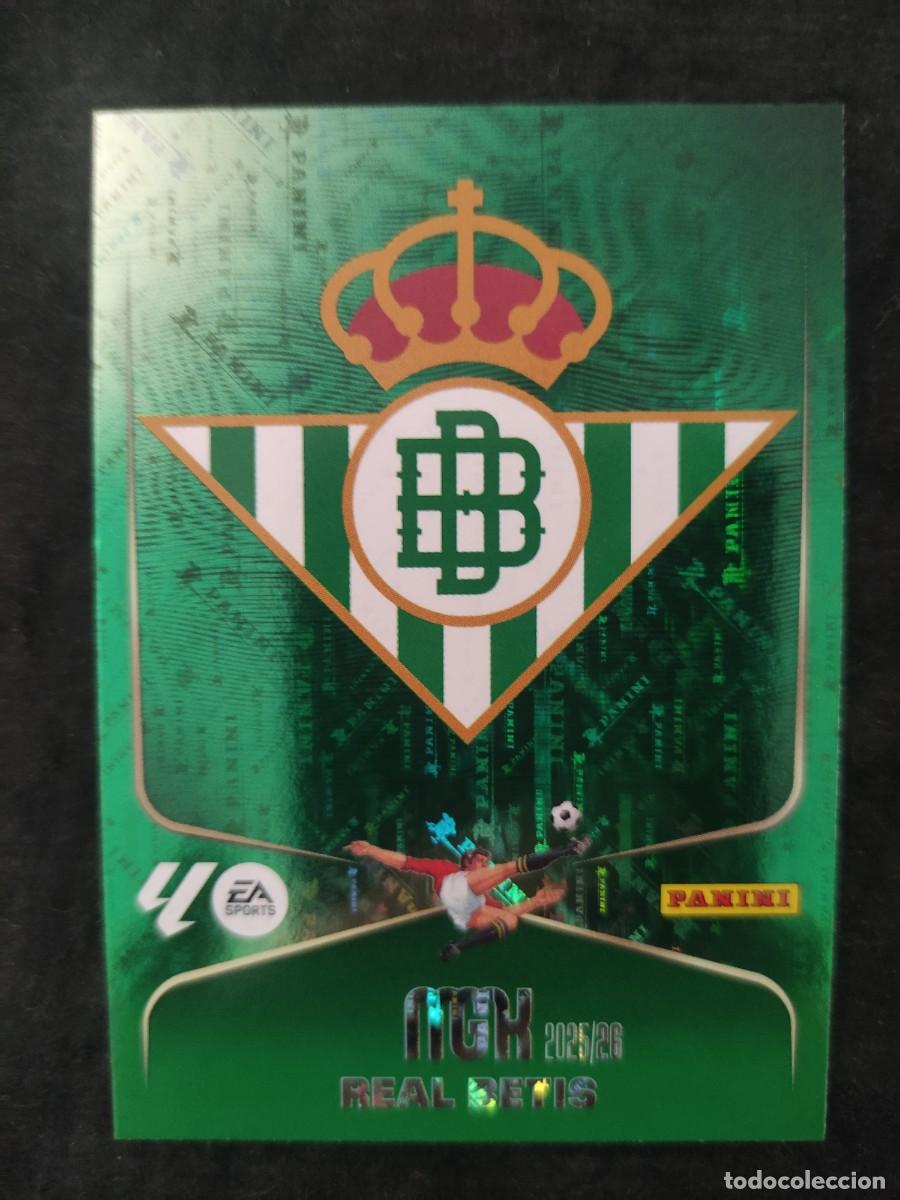 Cromos de F&uacute;tbol: MGK 2025/26. #91 ESCUDO. R.BETIS