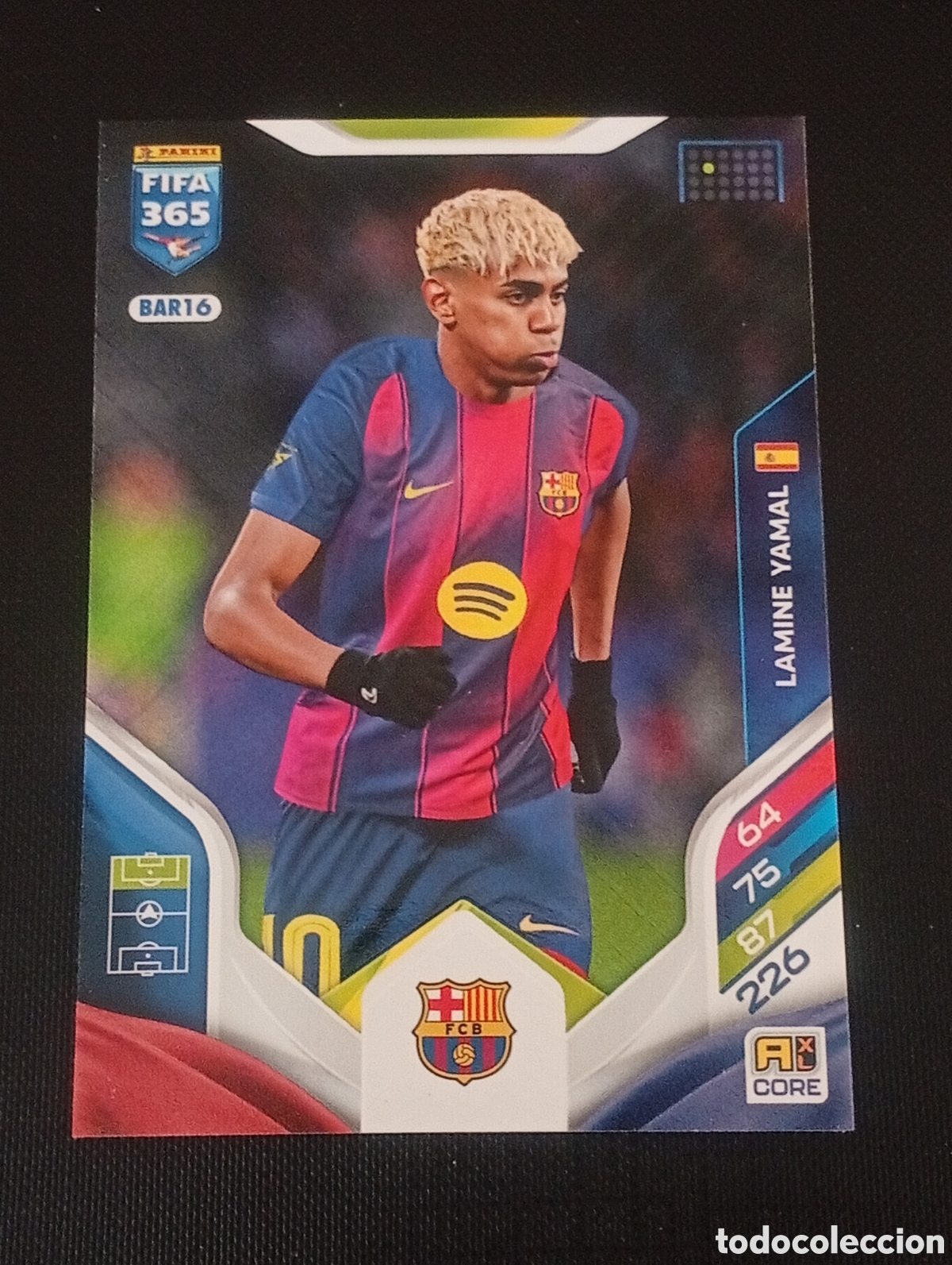 Cromos de F&uacute;tbol: BAR16 LAMINE YAMAL BARCELONA ESPA&Ntilde;A SPAIN ADRENALYN FIFA 365 CROMOS CARDS TOPPS PANINI