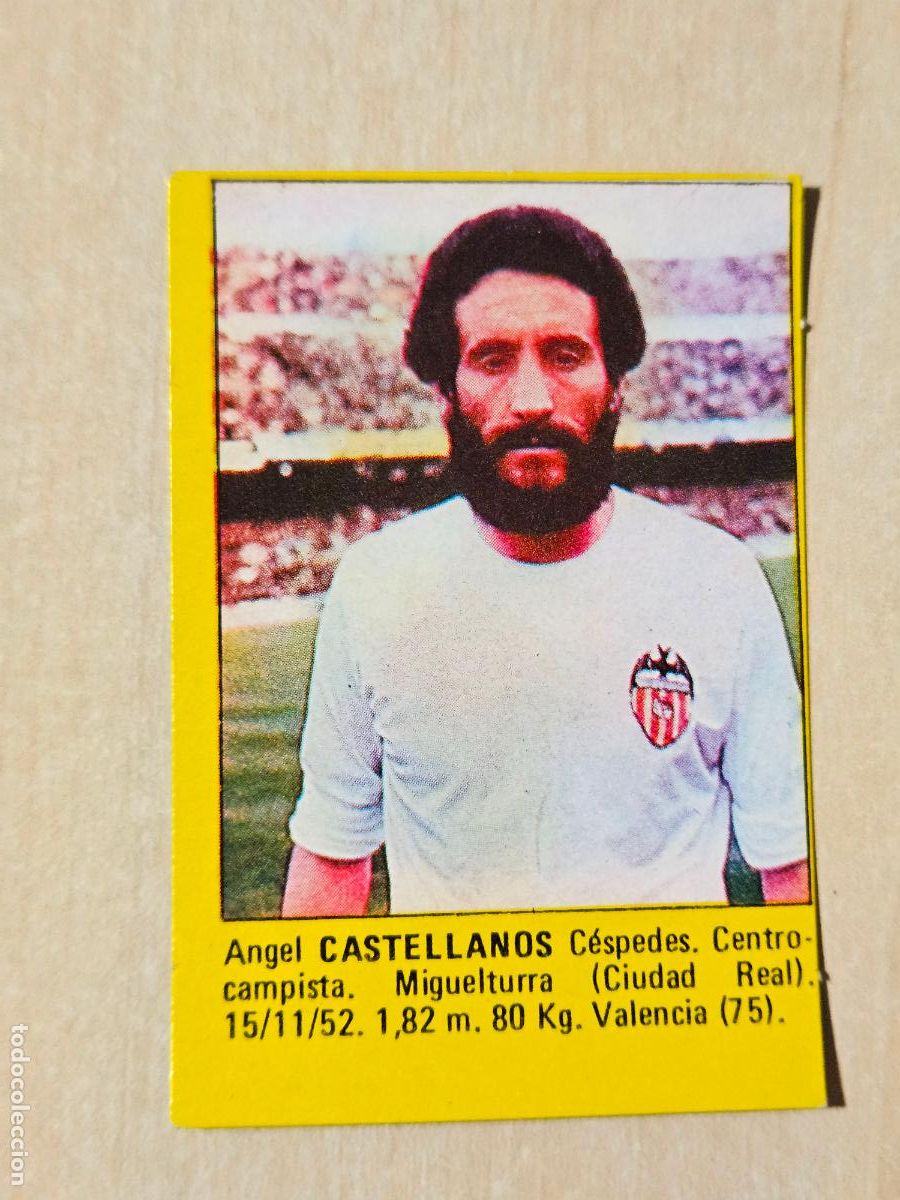 Cartes &agrave; collectionner de Football: CASTELLANOS - DEL ALBUM SUPER F&Uacute;TBOL 84 ROLL&Aacute;N - CROMO SIN PEGAR - VALENCIA