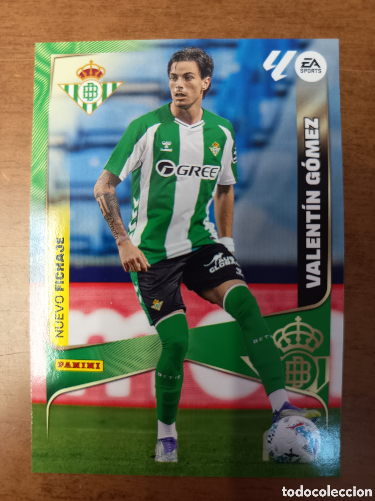 Cromos de F&uacute;tbol: 458 NUEVO FICHAJE VALENTIN GOMEZ MEGACRACKS 2025 2026