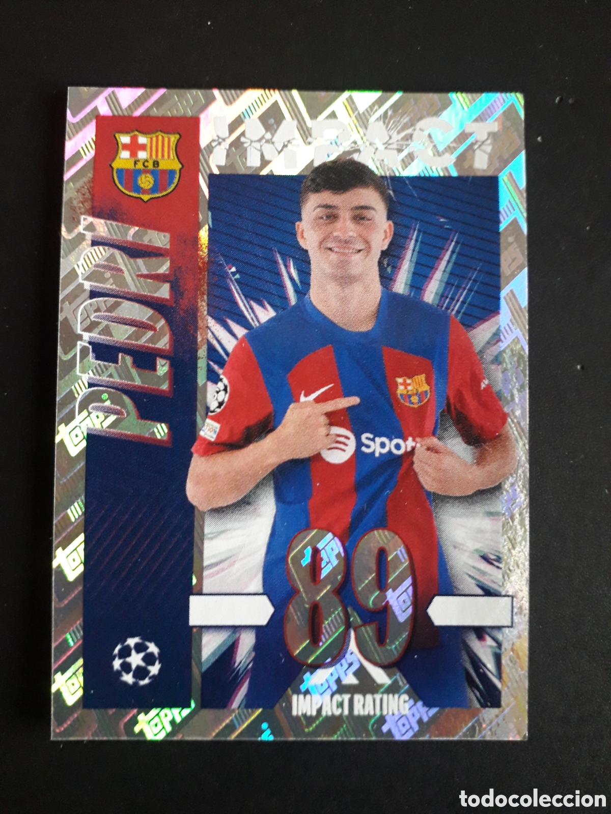 Cromos de Futebol: PEDRI FC BARCELONA N&deg; 141 UEFA CHAMPIONS LEAGUE SEASON TOPPS 23 24 2023 2024 PEDIDO M&Iacute;NIMO 3&euro;