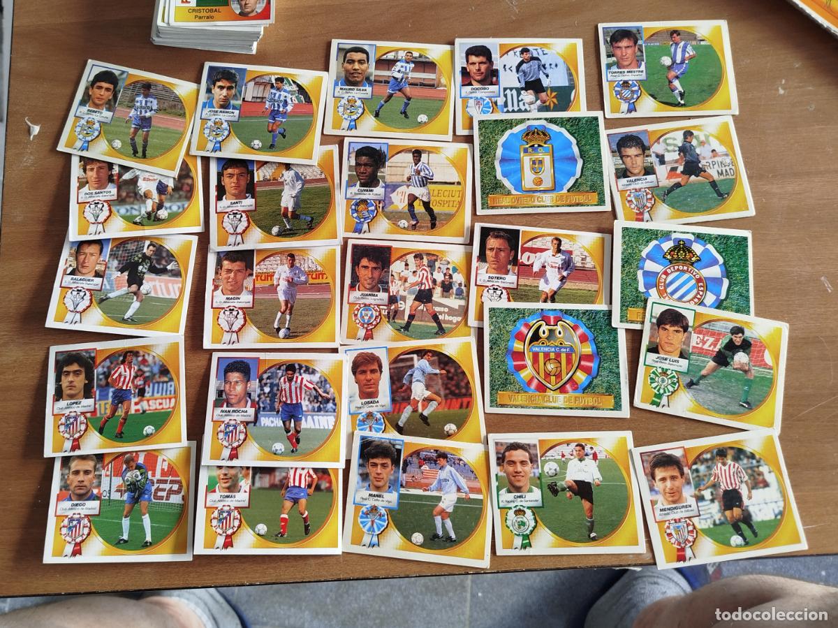 Cromos de f&uacute;tbol: LOTE 25 CROMOS FUTBOL LIGA 94-95 1994 1995 ALBUM ESTE (SIN PEGAR)