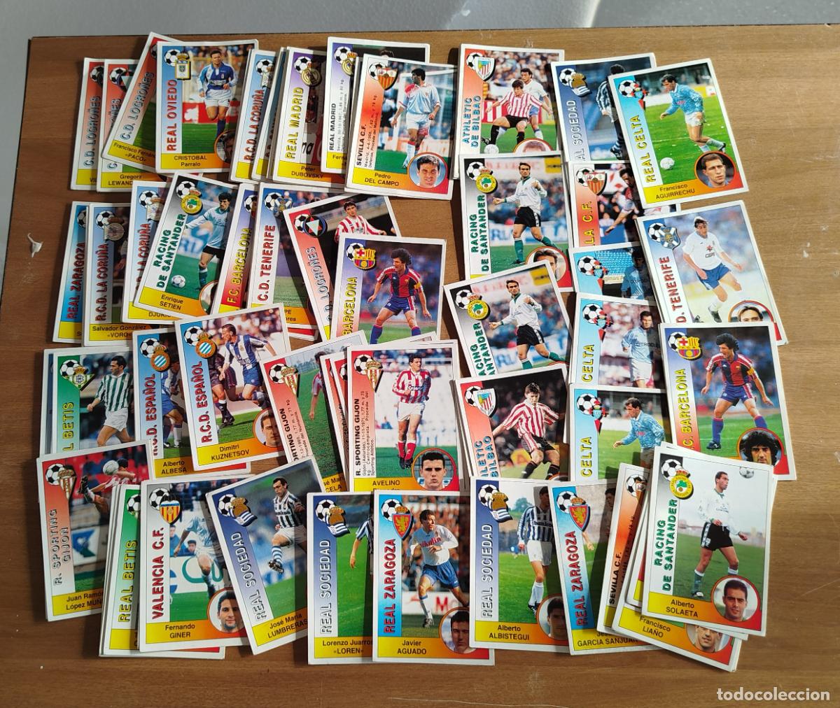 Cromos de f&uacute;tbol: LOTE 72 CROMOS FUTBOL LIGA PANINI 1994-1995/94-95 SIN PEGAR