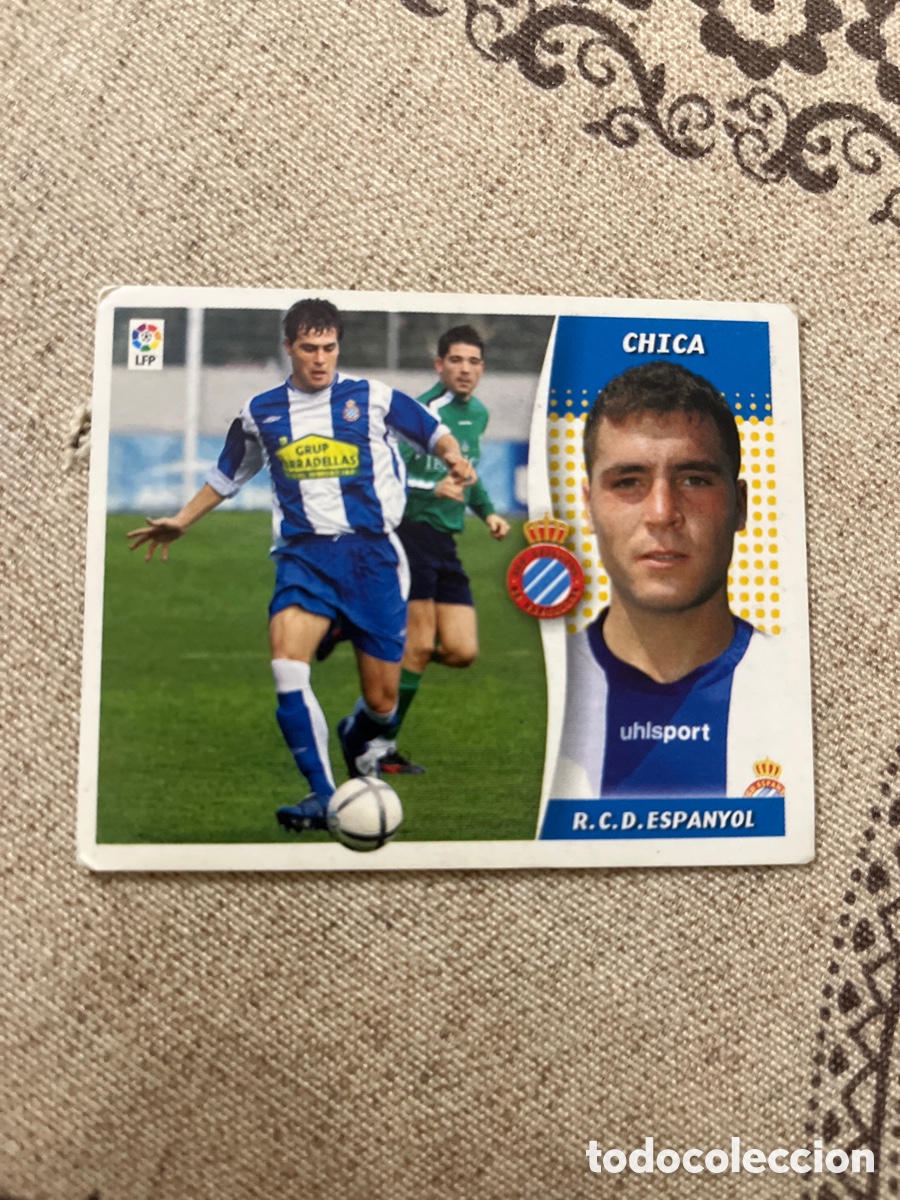 Cromos de f&uacute;tbol: Chica Espanyol, liga 2006 2007