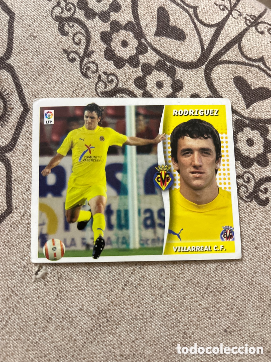 Cromos de f&uacute;tbol: Rodriguez Villarreal, liga este 2006-2007