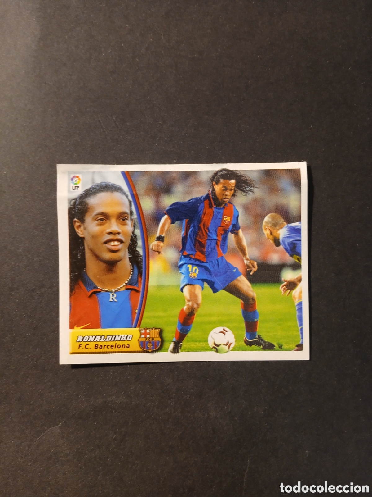 Cromos de F&uacute;tbol: RONALDINHO BARCELONA FICHAJE 10 VERSION LIGA ESTE 2003/04 03 04 LEER DESCRIPCION
