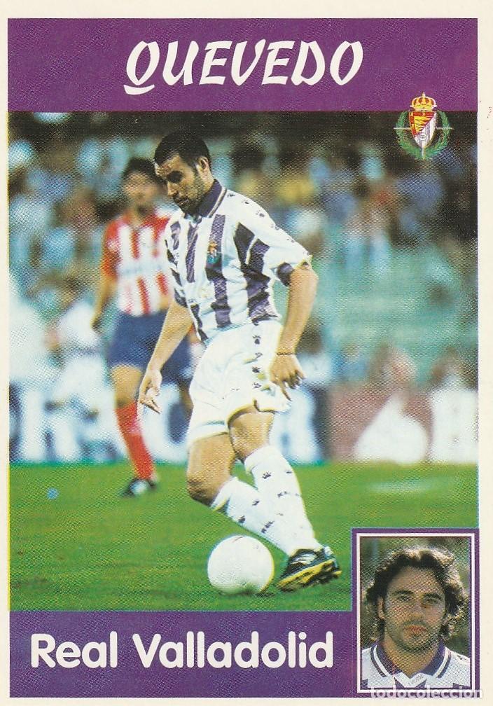 Cromos de f&uacute;tbol: PANINI 97-98 QUEVEDO. NUNCA PEGADO. - Foto 1