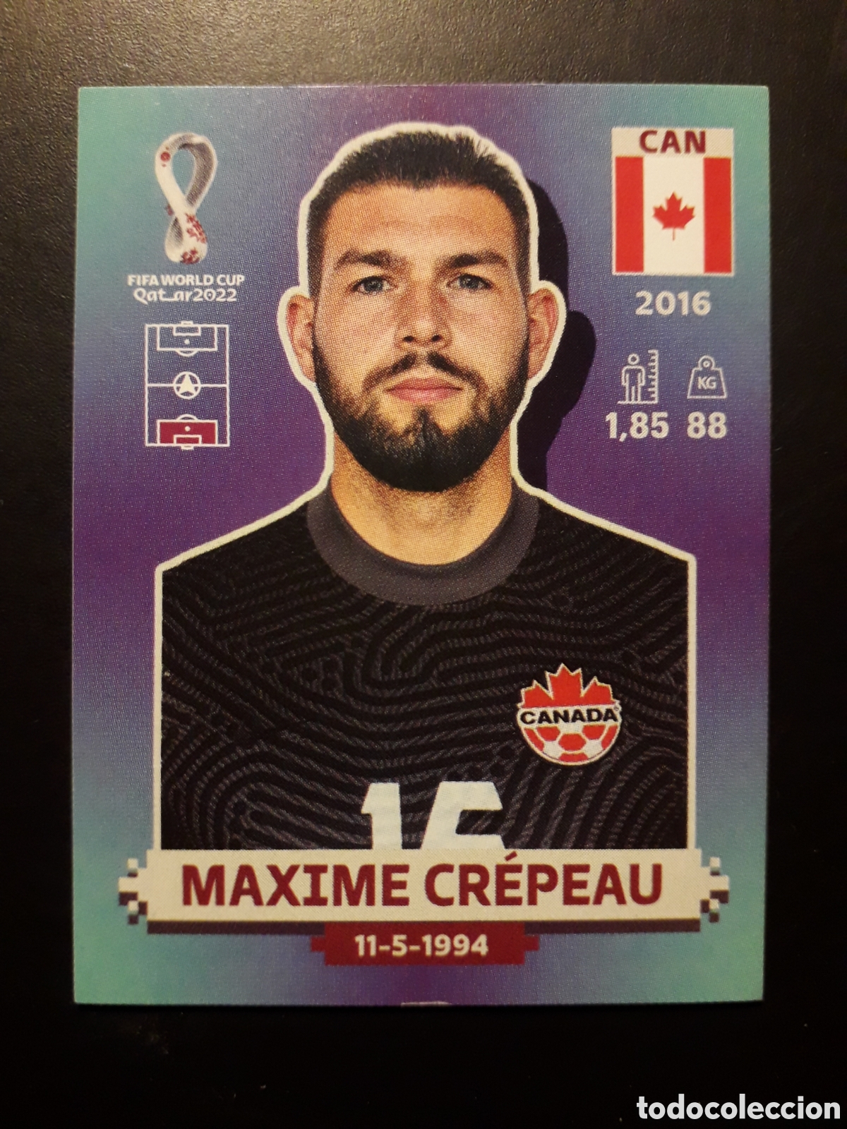 Football Stickers: MAXIME CR&Eacute;PEAU CANAD&Aacute; N&deg; 4 COPA MUNDIAL DE F&Uacute;TBOL QATAR 2022 22 PANINI SIN PEGAR PEDIDO M&Iacute;NIMO 3&euro;