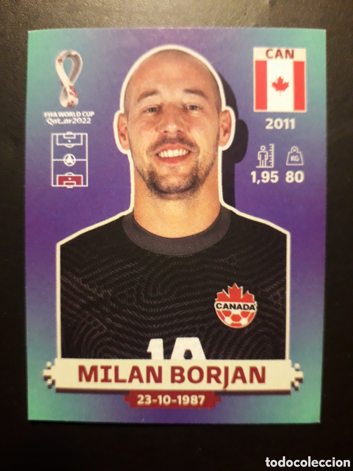 Cartes &agrave; collectionner de Football: MILAN BORJAN CANAD&Aacute; N&deg; 3 COPA MUNDIAL DE F&Uacute;TBOL QATAR 2022 22 PANINI SIN PEGAR PEDIDO M&Iacute;NIMO 3&euro;.