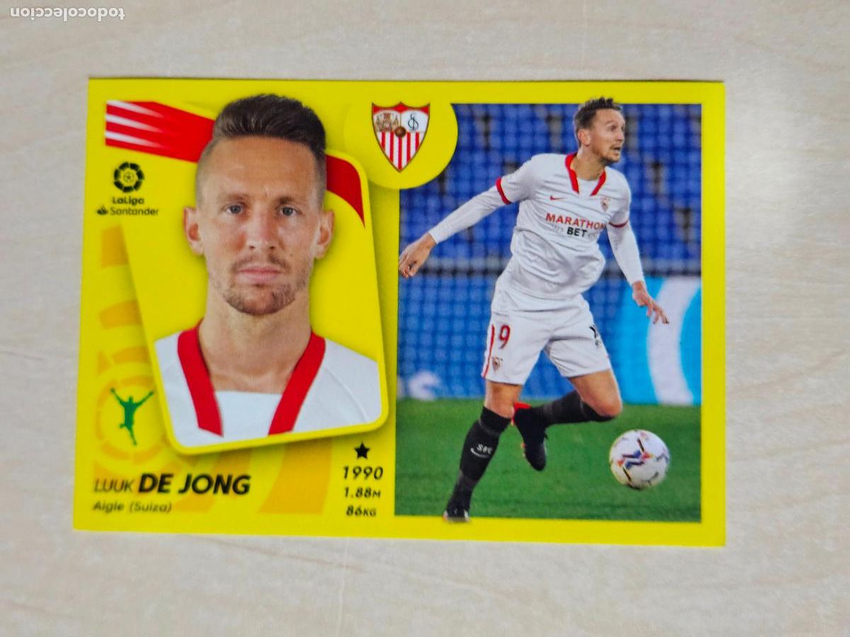 Fu&szlig;ball-Sticker: N&ordm; 20B DE JONG - ESTE 2021 22 - 21 22 - CROMO SIN PEGAR - SEVILLA