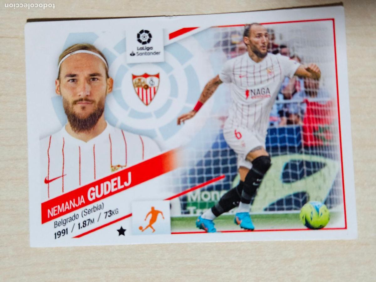 Cromos de Futebol: COLOCA - 10 BIS GUDELJ - EDICIONES ESTE 2022 23 - SEVILLA