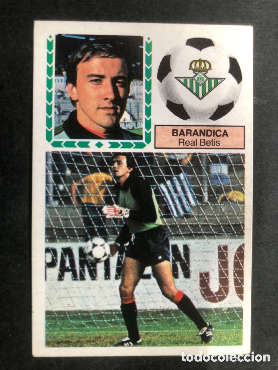 Figurine di Calcio: CROMO FUTBOL SIN PEGAR ULTIMO FICHAJE N&ordm; 5 BARANDILLA BETIS LIGA 83-84 EDITORIAL ESTE