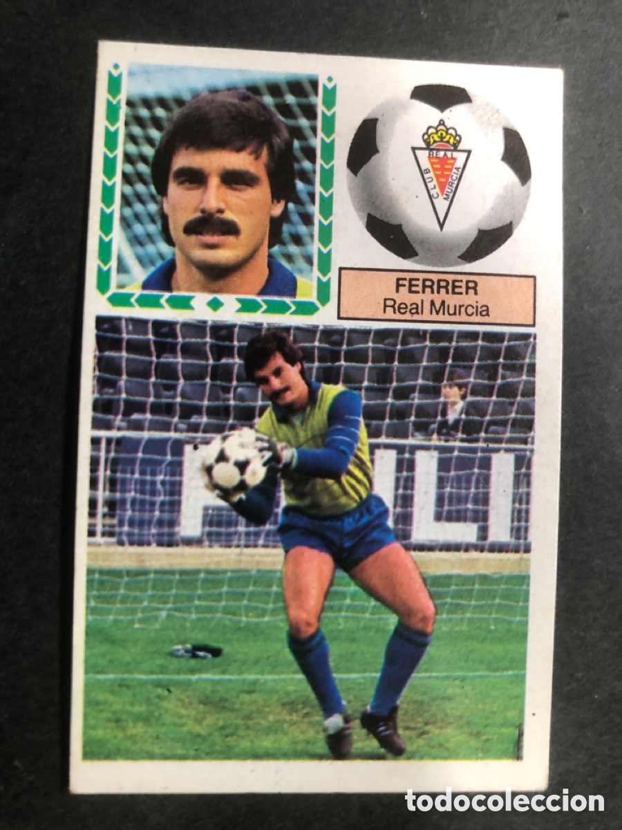 Figurine di Calcio: CROMO FUTBOL SIN PEGAR ULTIMO FICHAJE N&ordm; 3 FERRER R MURCIA 83-84 EDITORIAL ESTE