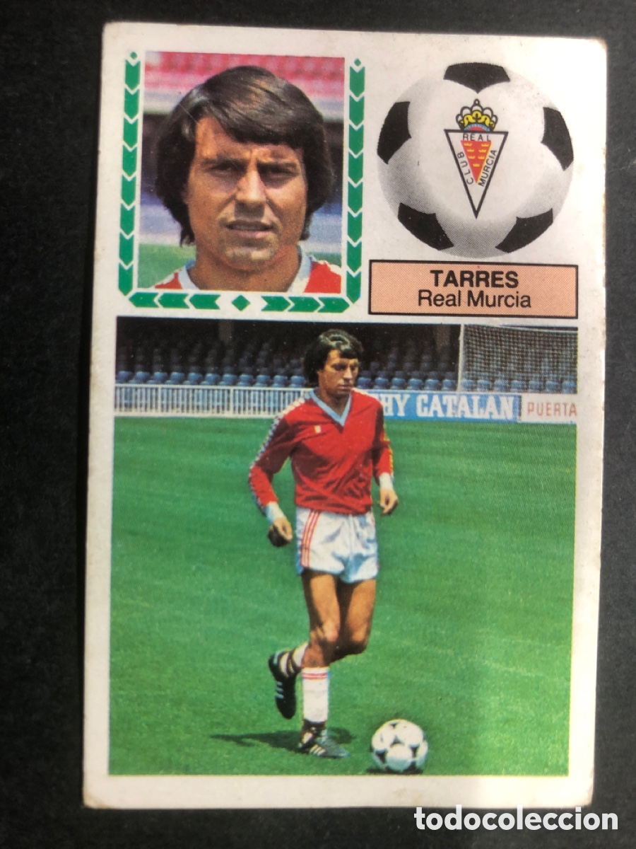 Figurine di Calcio: CROMO FUTBOL SIN PEGAR ULTIMO FICHAJE N&ordm; 9 TARRES MURCIA 83-84 EDITORIAL ESTE