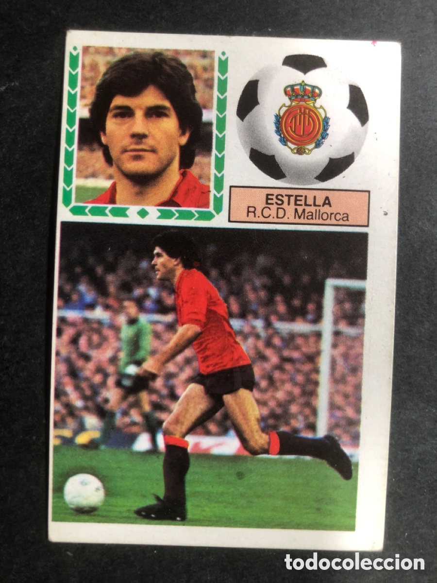 Figurine di Calcio: CROMO FUTBOL SIN PEGAR ULTIMO FICHAJE N&ordm; 17 ESTELLA MALLORCA 83-84 EDITORIAL ESTE