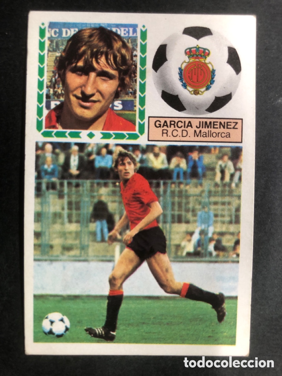 Figurine di Calcio: CROMO FUTBOL SIN PEGAR ULTIMO FICHAJE N&ordm; 18 GARCIA JIMENEZ MALLORCA 83-84 EDITORIAL ESTE