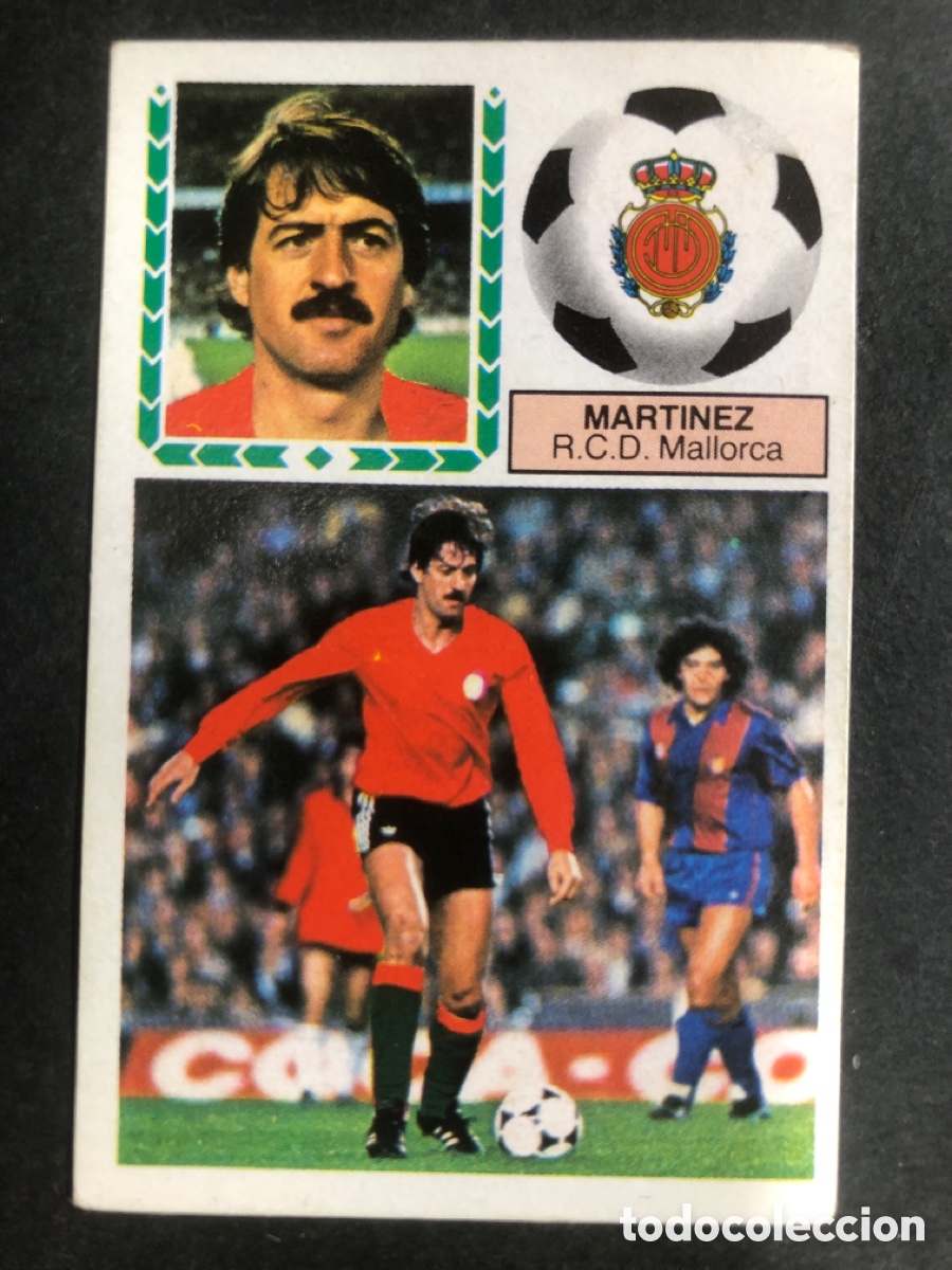 Figurine di Calcio: CROMO FUTBOL SIN PEGAR ULTIMO FICHAJE N&ordm; 23 MARTINEZ MALLORCA 83-84 EDITORIAL ESTE