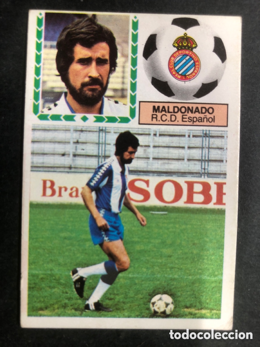 Figurine di Calcio: CROMO FUTBOL SIN PEGAR ULTIMO FICHAJE N&ordm; 1 MALDONADO R.C.D ESPA&Ntilde;OL 83-84 EDITORIAL ESTE