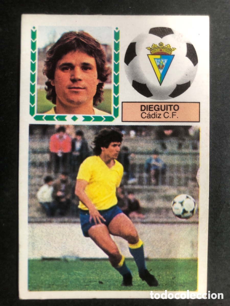 Figurine di Calcio: CROMO FUTBOL SIN PEGAR COLOCA DIEGUITO CADIZ 83-84 EDITORIAL ESTE