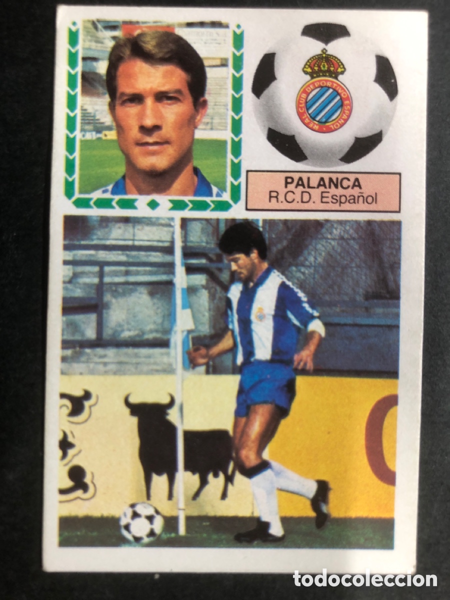 Figurine di Calcio: CROMO FUTBOL SIN PEGAR COLOCA PALANCA R.C.D ESPA&Ntilde;OL 83-84 EDITORIAL ESTE