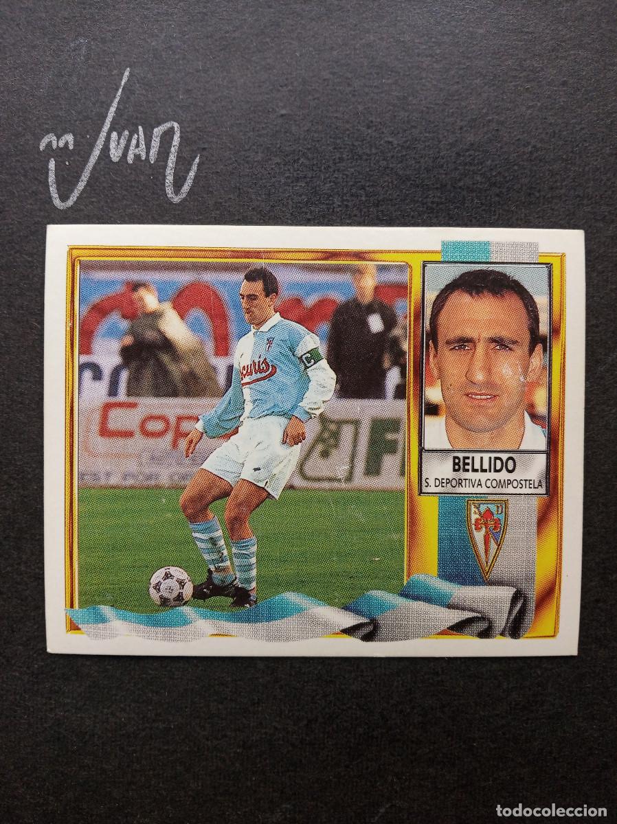 Fu&szlig;ball-Sticker: BELLIDO SD COMPOSTELA ⚽ COLECCIONES ESTE &reg; 1995 1996 LIGA FUTBOL 95 96 SIN PEGAR NUNCA