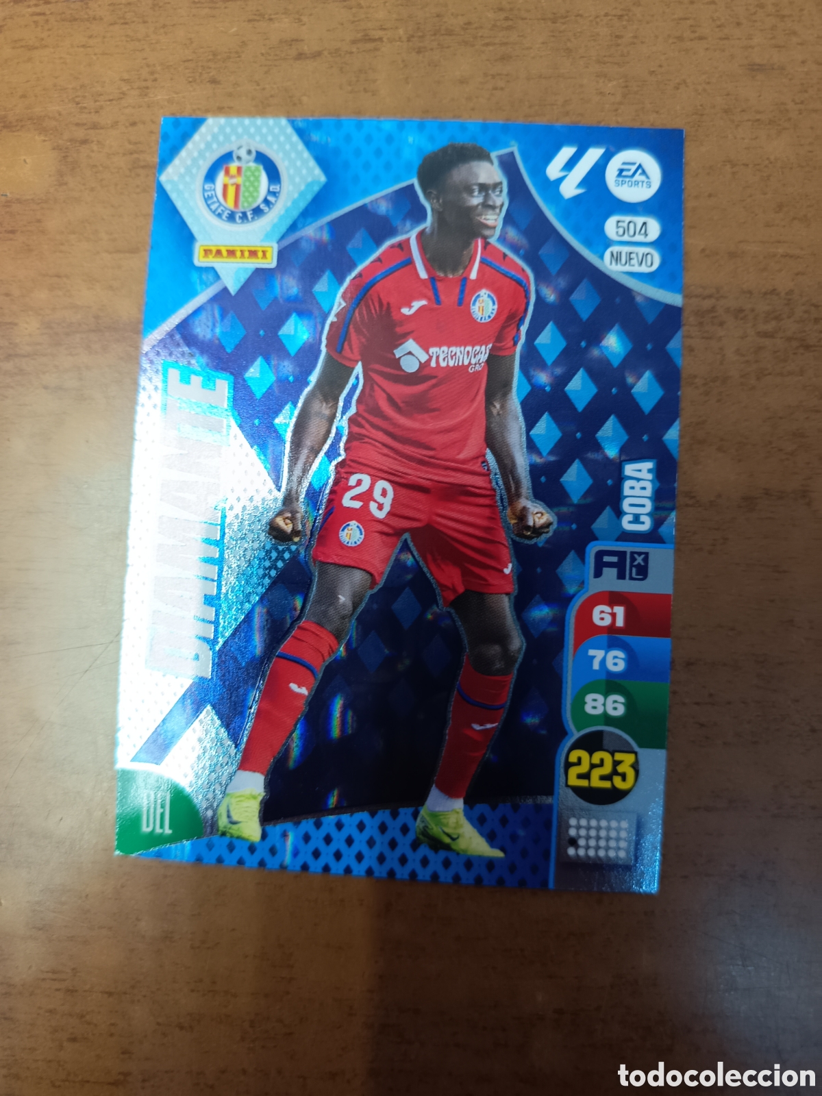 Cromos de F&uacute;tbol: 504 NUEVO DIAMANTE COBA ADRENALYN 2024 2025