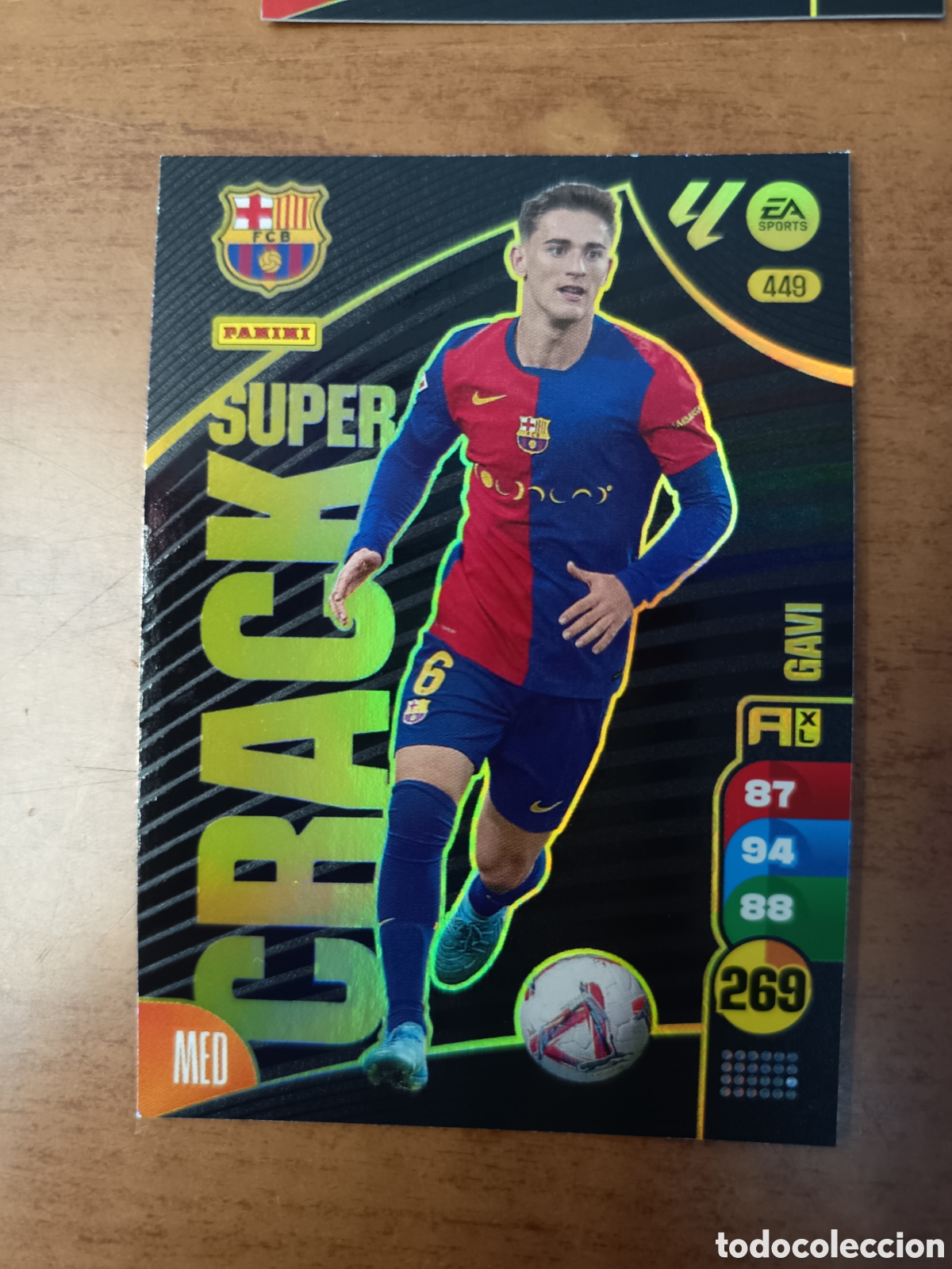Cromos de F&uacute;tbol: 449 GAVI SUPERCRACK ADRENALYN 2024 2025