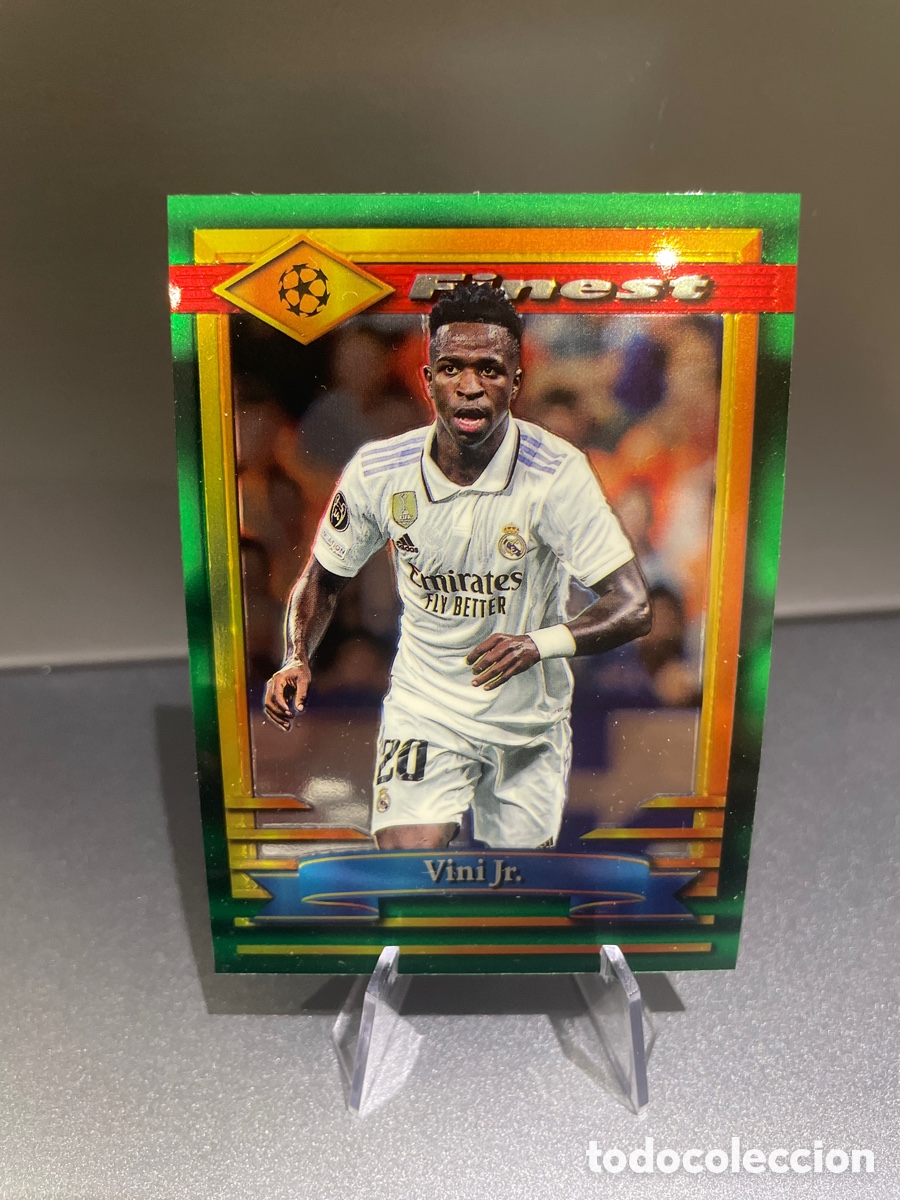 Cromos de F&uacute;tbol: Vini Jr 39 Topps Finest UCL 2022-23 Real Madrid