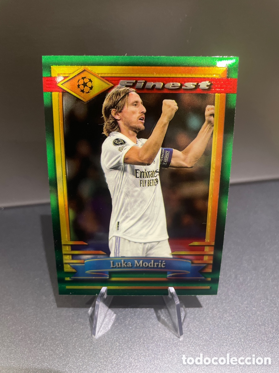 Cromos de F&uacute;tbol: Modric 35 Topps Finest Flashbacks UCL 2022-23 Real Madrid