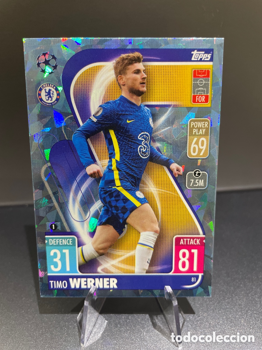 Cromos de F&uacute;tbol: Werner 81 Crystal Match Attax 2021-22 Topps Chelsea