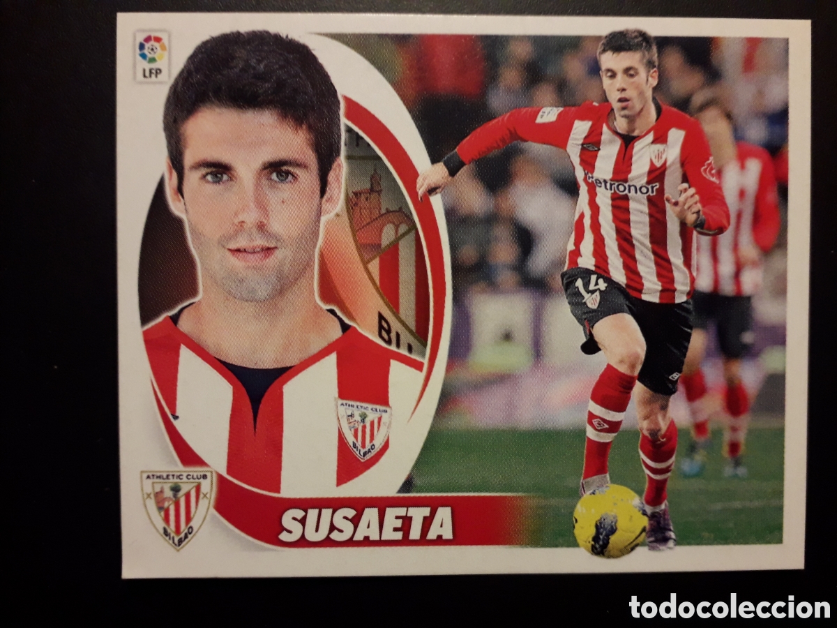 Cromos de f&uacute;tbol: SUSAETA ATHLETIC DE BILBAO N&deg; 10 ED ESTE 2012 2013 12 13 SIN PEGAR, PEDIDO M&Iacute;NIMO 3&euro;