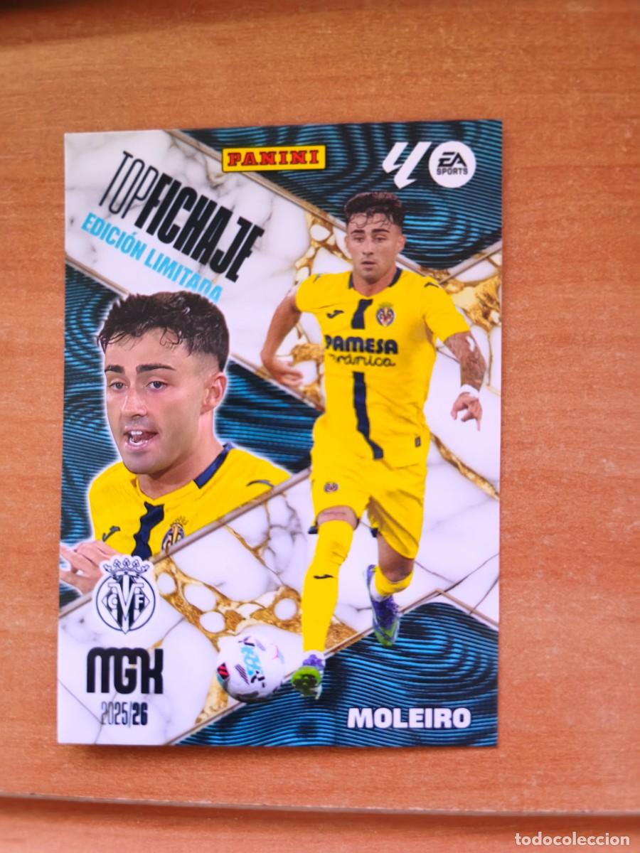 Cromos de f&uacute;tbol: moleiro. 2025 26 edicion limitada - Foto 1