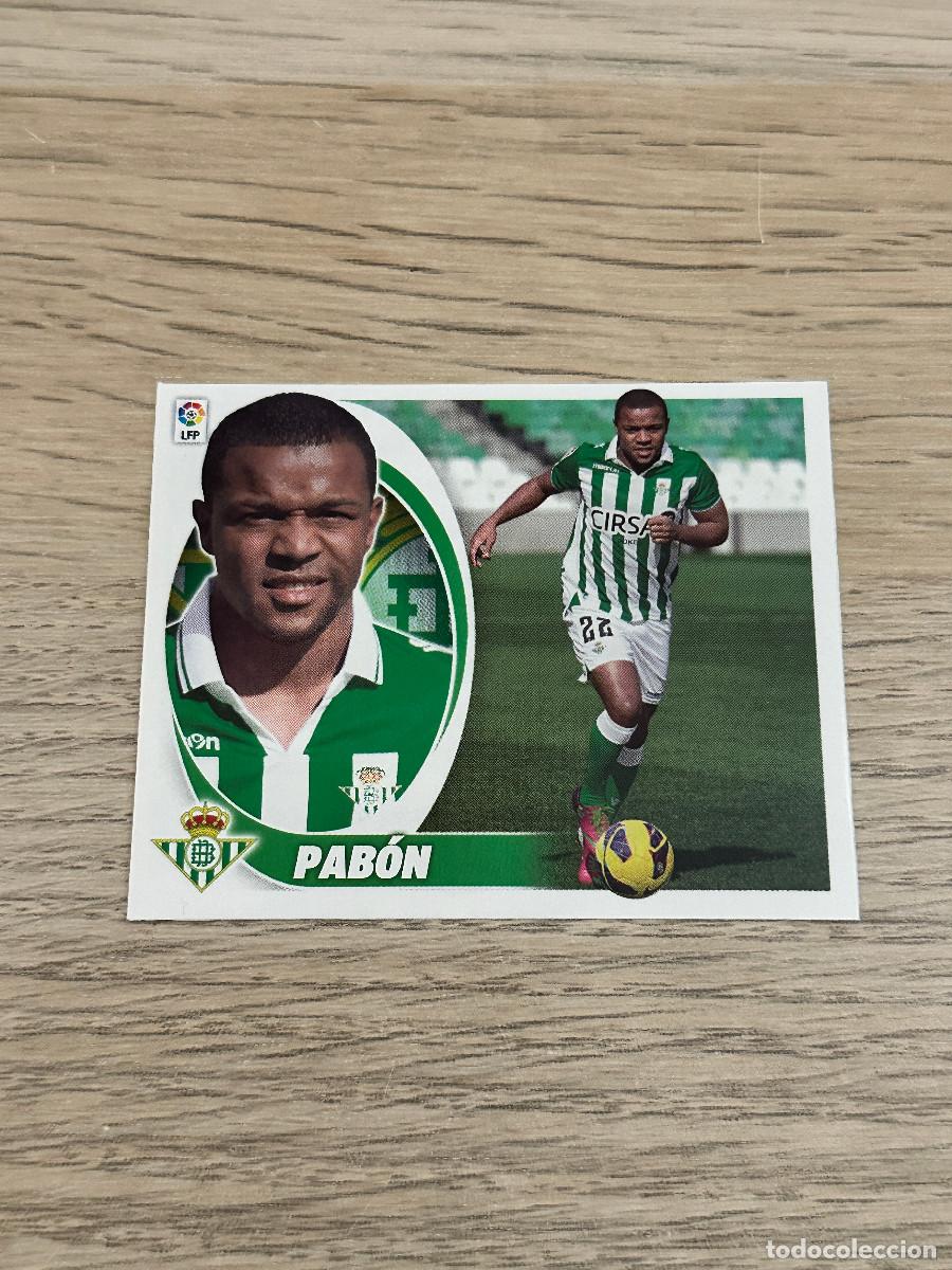 Cromos de f&uacute;tbol: PABON BETIS MERCADO DE INVIERNO 5 LIGA ESTE 2012 2013 PANINI 12 13 SIN PEGAR