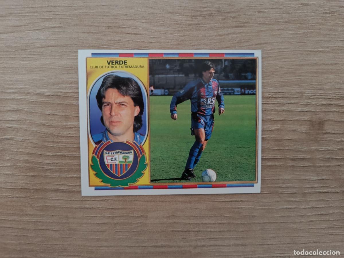 Figurine di Calcio: CROMO DE F&Uacute;TBOL LIGA ESTE VERDE EXTREMADURA SIN PEGAR NUNCA PEGADO 96 97 1996 1997