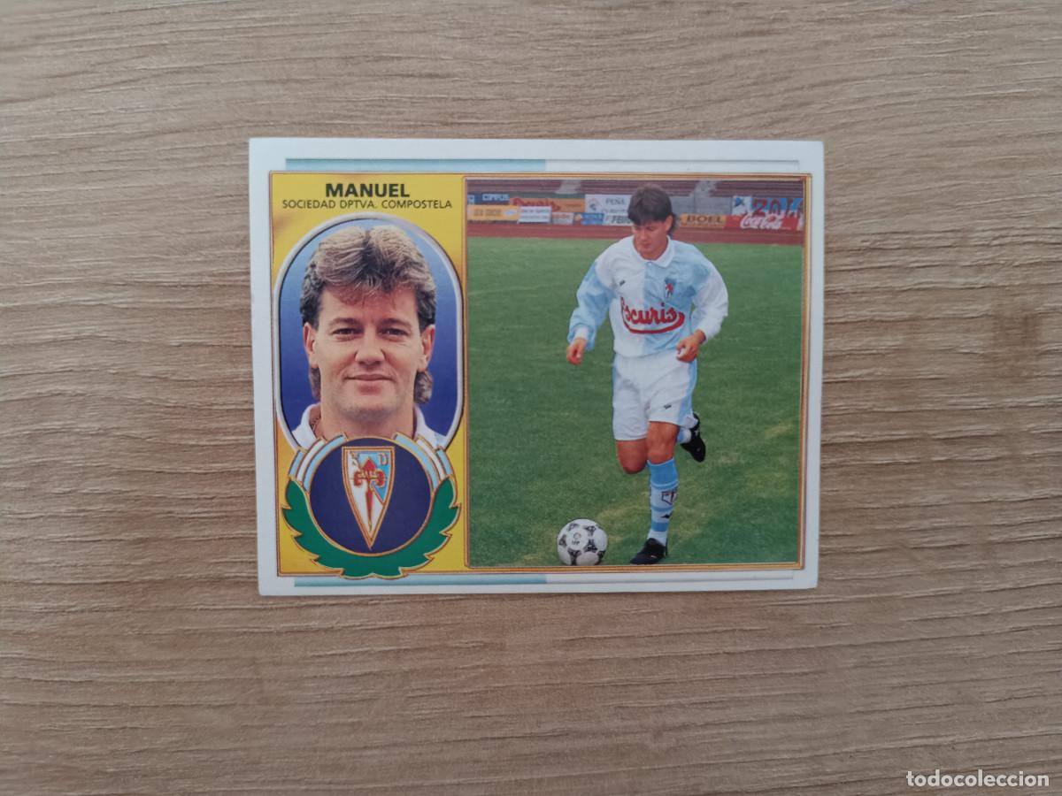 Fu&szlig;ball-Sticker: CROMO DE F&Uacute;TBOL LIGA ESTE MANUEL COMPOSTELA SIN PEGAR NUNCA PEGADO 96 97 1996 1997